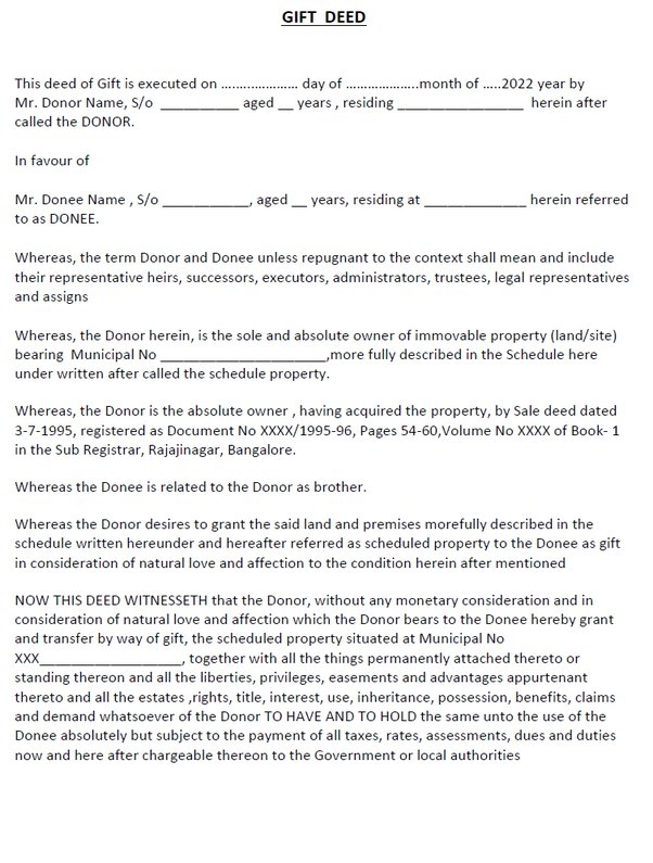 Exchange deed and settlement it legally, now.