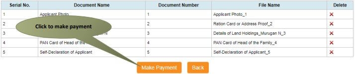 tn esevai OBC Certificate payment tamil